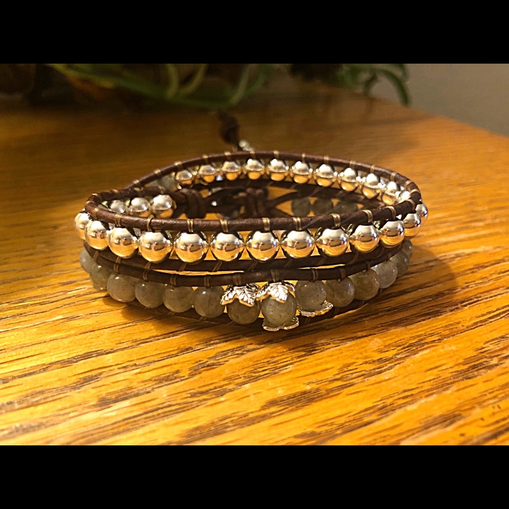 Labradorite Silver Wrap - Picture 3 of 8